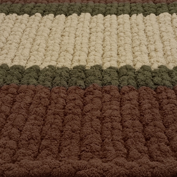 Striped Textured Rug - Picture 1 of 2